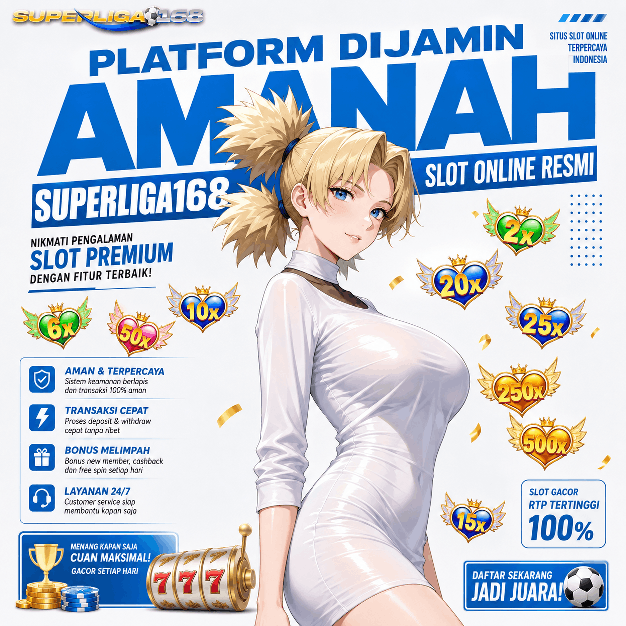banner LIGACIPUTRA | Platform Dijamin Amanah Superliga168 Slot Online Resmi